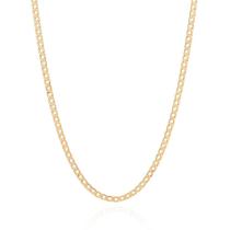 Corrente banhado ouro 3x 24k 18k e 22k masculina fina rommanel groumet riscos 60 cm ouro 18k 532497