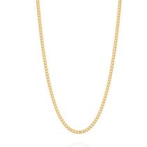 Corrente banhado ouro 3x 24k 18k e 22k unissex fina fio grumet rommanel 60 cm 530295