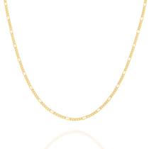 Corrente banhado ouro 3x 24k 18k e 22k unissex fina rommanel alternado 42 cm, 50 cm, 60cm 530070 530071 530072