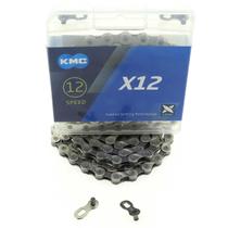 Corrente Bike KMC X12 12 Velocidades 126 Elos Prata