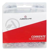 Corrente Bike Mtb Absolute 12v 126 Elos Cromada C/power Link