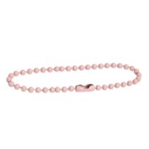 Corrente Bolinha 12cm Com Canoa Rosa Para Chaveiro Lembrancinha 100 Unidades