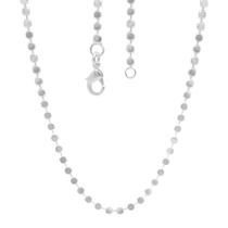 Corrente Bolinha Laminada Chapinha Banhad Prata 925 Corrente Bolinha Laminada Chapinha Banhad Prata 925