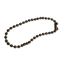 Corrente Bolinha Para Chaveiro 12cm Ouro Velho - 50 Unidades