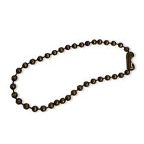 Corrente Bolinha Para Chaveiro 12cm Ouro Velho - 50 Unidades