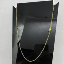 Corrente Cadeado 18k 70cm 3mmv Corrente Cadeado 18k 70cm 3mmv