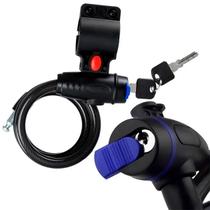 Corrente Cadeado C/ Chave P/ Bicicleta Bike Moto Trava de Segurança - Cabo 12mm Corrente Cadeado C/ Chave P/ Bicicleta Bike Moto Trava de Segurança - Cabo 12mm