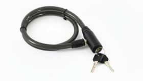 Corrente cadeado cabo de aço espiral antifurto para bicicleta motos portões capacetes