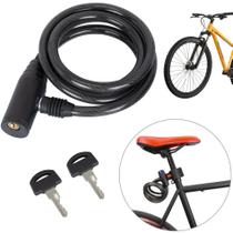 Corrente Cadeado De Bicicleta Com Chave - Bike Moto Estepe