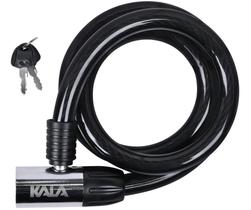Corrente Cadeado De Segurança Bicicleta 1 Mt 2 Chaves Kala Corrente Cadeado De Segurança Bicicleta 1 Mt 2 Chaves Kala
