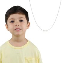 Corrente cadeado Infantil Menino semijoia com garantia banhada a ouro/prata Corrente cadeado Infantil Menino semijoia com garantia banhada a ouro/prata