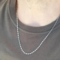 Corrente cadeado polido em aço 55cm Corrente cadeado polido em aço 55cm