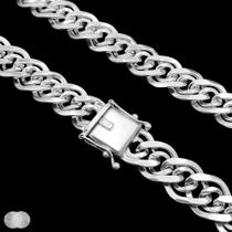 Corrente Carioca Prata 925 com Fecho Gaveta - 10mm e 70cm Corrente Carioca Prata 925 com Fecho Gaveta - 10mm e 70cm