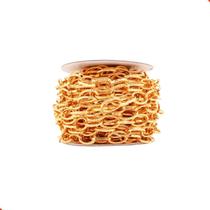 Corrente cartier trabalhada aluminio com 15 metros Corrente cartier trabalhada aluminio com 15 metros