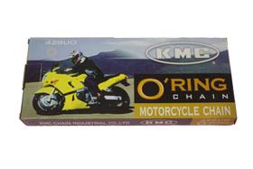 Corrente CG Titan 125 Fan 125 Com Retentor Kmc 428 x 116