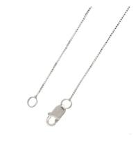 Corrente Clássica Elo Veneziano Fina Ouro Branco 18k 42cm Corrente Clássica Elo Veneziano Fina Ouro Branco 18k 42cm