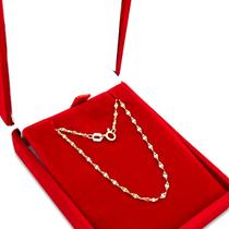 Corrente Coffe Em Ouro 18k 40cm Cordão Colar Gargantilha Feminina Corrente Coffe Em Ouro 18k 40cm Cordão Colar Gargantilha Feminina
