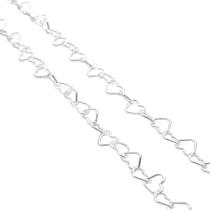 Corrente Colar Choker Prata Maciça 925 Coração Corrente Colar Choker Prata Maciça 925 Coração