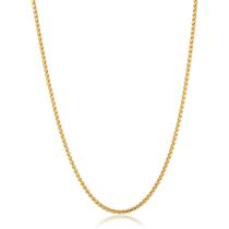 Corrente Colar Cordão Feminino Palmeira em Ouro 18k 2,30mm Corrente Colar Cordão Feminino Palmeira em Ouro 18k 2,30mm