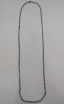 Corrente colar Cordão Masculino Torcido em Aço Inox Alongada 70cm Largura 3mm Corrente colar Cordão Masculino Torcido em Aço Inox Alongada 70cm Largura 3mm