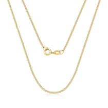 Corrente Colar Cordão Veneziana Dupla em Ouro 18k