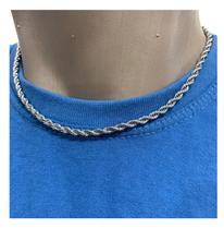 Corrente Colar Corrente Baiano 45cm Aço Inox Unissex chocker