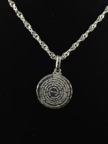 Corrente Colar Feminina Prata 925 45 Cm Pai Nosso Corrente Colar Feminina Prata 925 45 Cm Pai Nosso