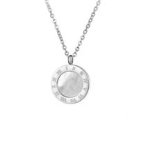 Corrente Colar Feminino Luxo Pingente Madre Pérola Aço 316l