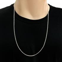 Corrente Colar Masculina Veneziana Bolinha Aço Inox 70cm Corrente Colar Masculina Veneziana Bolinha Aço Inox 70cm