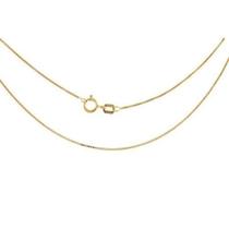 Corrente Colar Veneziana 40cm Ouro 18k 750
