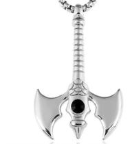 Corrente Com Pingente Aço Inox Viking Xangô Ragnar Corrente Com Pingente Aço Inox Viking Xangô Ragnar
