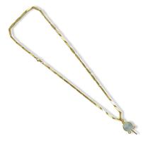 Corrente Com Pingente Comes E Damião 3,50 Cm Dourado