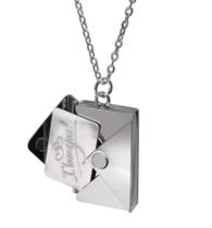 Corrente com Pingente Envelope Mágico Cartinha de Amor