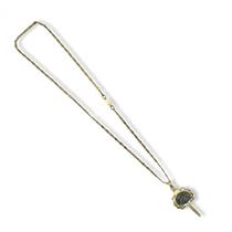 Corrente Com Pingente Espelho Oxum Dourado 5,02 Cm