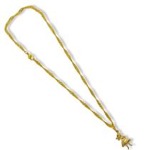 Corrente Com Pingente Ewá 3 Cm Dourada