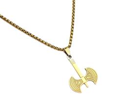 Corrente com Pingente Machado Oxe de Xangô Orixa Corrente com Pingente Machado Oxe de Xangô Orixa