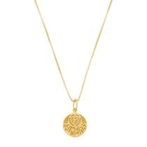 Corrente Com Pingente Medalha Palmeiras Ouro Amarelo 18 Kl Corrente Com Pingente Medalha Palmeiras Ouro Amarelo 18 Kl