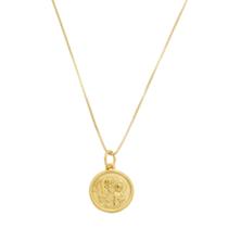 Corrente Com Pingente Medalha São José Ouro Amarelo 18 Kl Corrente Com Pingente Medalha São José Ouro Amarelo 18 Kl