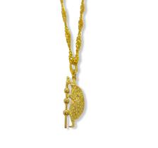 Corrente com Pingente Omolu 3 cm Dourado Corrente com Pingente Omolu 3 cm Dourado