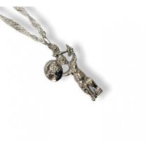 Corrente Com Pingente Oxaguiã Niquelado 03,50 Cm