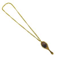 Corrente Com Pingente Oxum 7,2 Cm Abebê Dourado Corrente Com Pingente Oxum 7,2 Cm Abebê Dourado