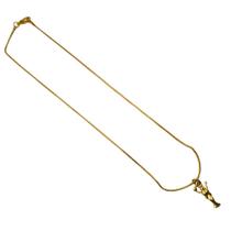 Corrente com Pingente Oxum Imagem 2 cm Dourada
