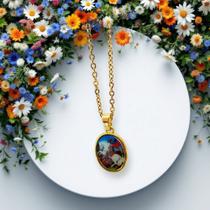 Corrente com Pingente Religioso de São Jorge Ogum Corrente com Pingente Religioso de São Jorge Ogum