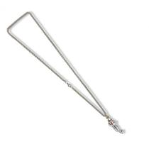 Corrente Com Pingente Zé Pelintra Niquelada 5,5 Cm