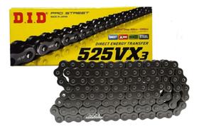 Corrente Com Retentor Did 525 Vx3 122L Bmw 850 Tiger 800 900 Cinza Corrente Com Retentor Did 525 Vx3 122L Bmw 850 Tiger 800 900 Cinza