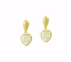 Corrente Cordão 60cm + Pingente + Brincos Em Ouro 18k 750