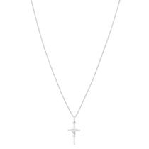 Corrente Cordão 70cm Masculino Pingente Crucifixo Prata 925 Corrente Cordão 70cm Masculino Pingente Crucifixo Prata 925