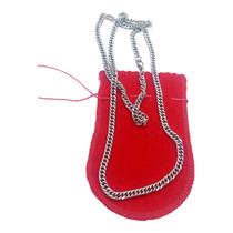 Corrente cordão Aço Inox 316L Grumet Dupla Chanfrada 60cm Corrente cordão Aço Inox 316L Grumet Dupla Chanfrada 60cm