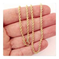 Corrente Cordão Baiano 40cm De Ouro 18k 750