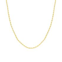 Corrente Cordão Baiano Fina 50 Cm Em Ouro 18K